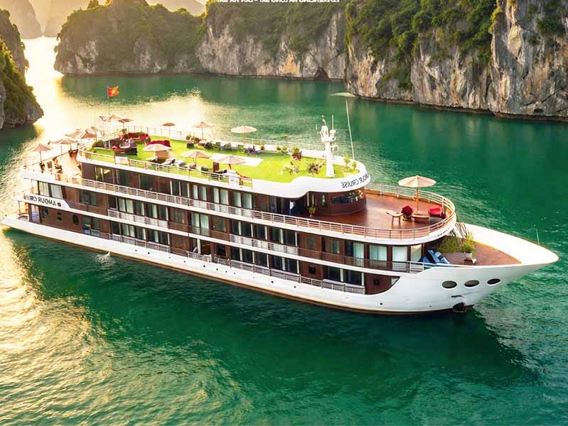 Amour Cruise - Exclusive Offer - Experience a Voyage Inspired by Love - 3 Days 2 Nights - Lan Ha Bay & Cat Ba Island