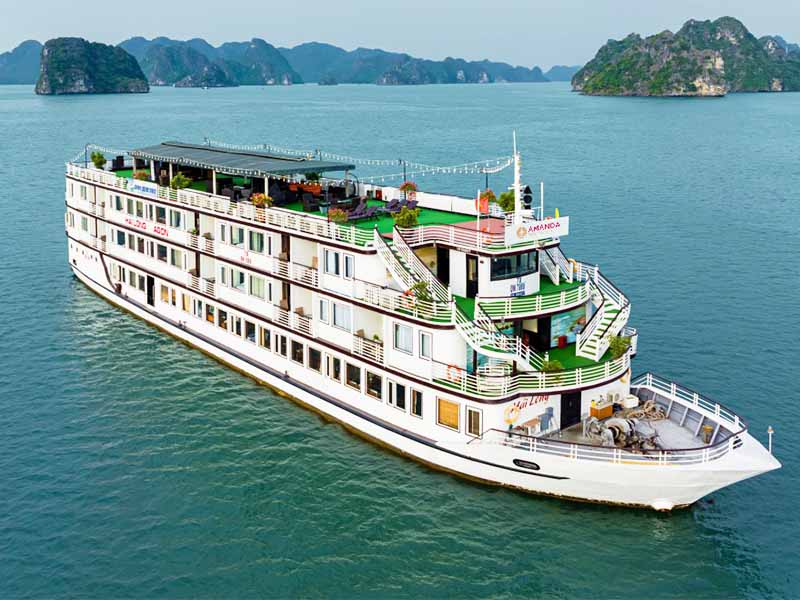 Amanda Premier Cruise - Experience Authentic Vietnam - 2 Days 1 Night - Halong Bay