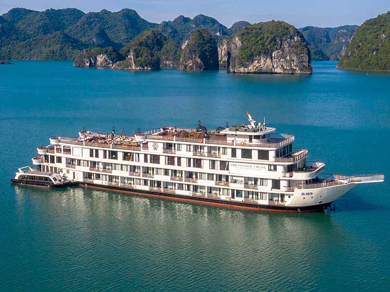 Ambassador Cruise I - The Ultimate Luxury Experience - 2 Days 1 Night - Halong Bay