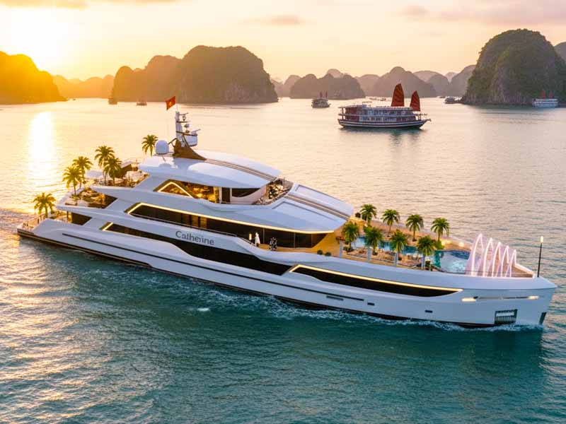 Catherine Horizon Cruise - Grand Opening Deal - Exclusive Heritage Route & Premium Experience - Halong Bay Day Cruise