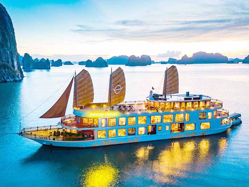 Emperor Cruises - The Pinnacle of All-Inclusive Luxury - 2 Days 1 Night - Halong Bay