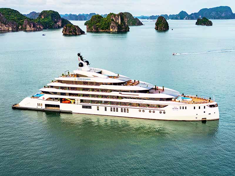 Grand Pioneers - Vietnam’s Premier Eco-Luxury Cruise - 3 Days 2 Nights - Halong Bay