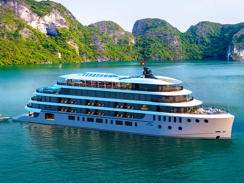 Orient Legacy Cruise - A New Icon Of Sustainable Luxury - 2 Days 1 Night - Lan Ha Bay