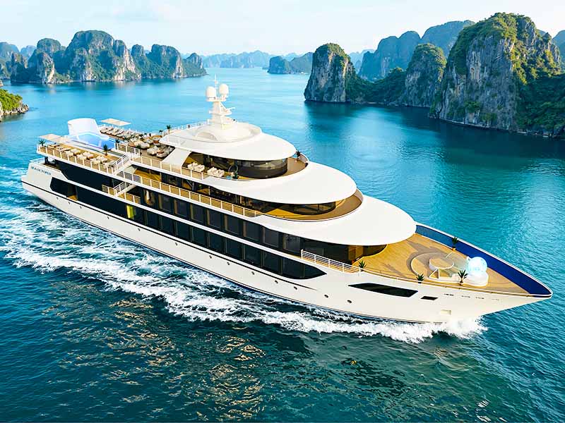 Sea Octopus President Cruise - Special Deal - Luxury Day Tour - Halong Bay