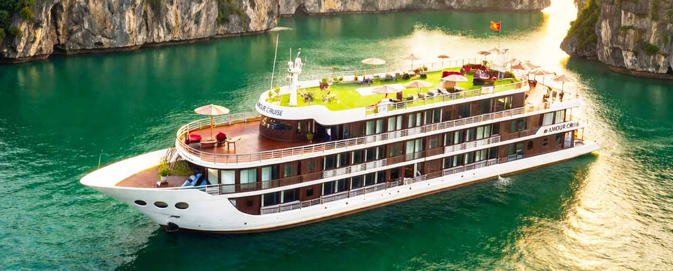 Amour Cruise - Best Deal - Journey Becomes a Love Story - 2 Days 1 Night - Lan Ha Bay