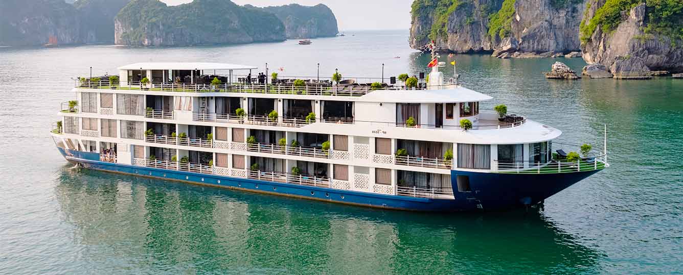 Mon Cheri Cruise - A Luxurious Fusion of European Elegance & Vietnamese Charm - 2 Days 1 Night - Halong Bay & Lanha Bay